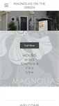 Mobile Screenshot of magnoliasonthegreensalon.com